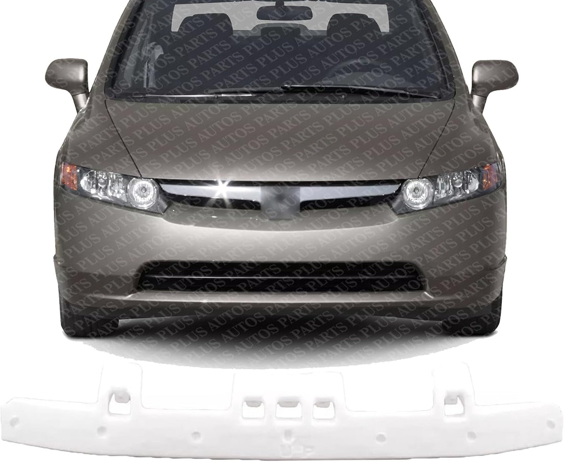Front Bumper Impact Absorber Direct Replacement Compatible With 2006-2008 Honda Civic HO1070143 71170SVAA00