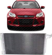 AUTOS PARTS PLUS Front A/C Condenser Aluminum Core Direct Replacement Compatible With 2012-2014 Ford Focus FO3030236 CV6Z19712J