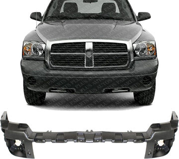 Front Bumper Support Bracket Plastic Direct Replacement Compatible With 2005-2007 Dodge Dakota CH1065102 55077649AE