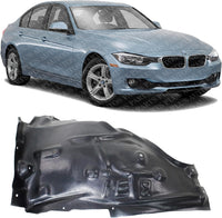 Front Fender Liner Rear Section Plastic Right Passenger Side Direct Replacement Compatible With 2014-2015 BMW 3-Series BM1249144 51717288908