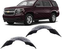 Set Of 2 Front Fender Liner Left Driver & Right Passenger Side Direct Replacement Compatible With 2015-2020 Chevrolet Suburban/Tahoe GM1249243 GM1248243 22806316-PFM 22806317-PFM