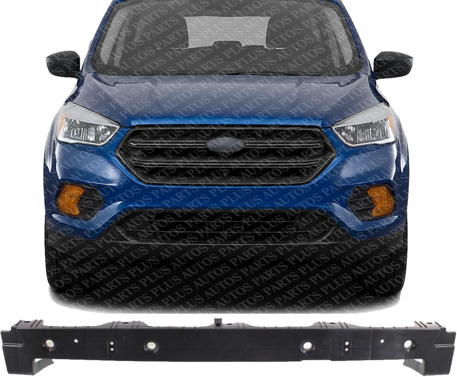Front Grille Panel Reinforcement Bracket Direct Replacement Compatible With 2013-2019 Ford Escape FO1207121 CJ5Z8A284C HJ5Z8A284A