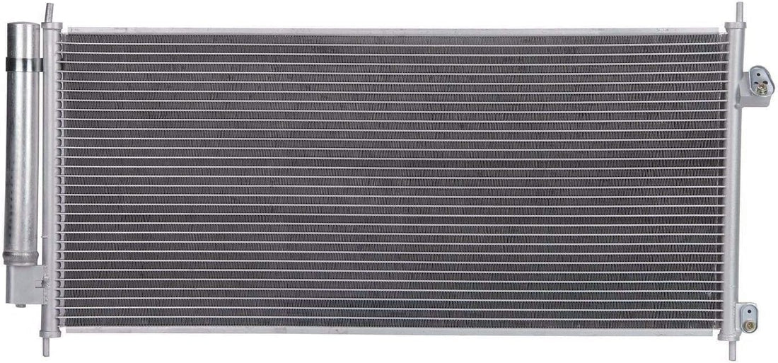 Front A/C Condenser Aluminum Core Direct Replacement Compatible With 2009-2014 Honda Fit HO3030153 80110TK6A01
