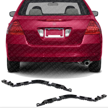 Set Of 2 Rear Bumper Bracket Left Driver & Right Passenger Side Direct Replacement Compatible With 2006-2007 Honda Accord HO1132100 HO1133100 71593SDAA10 71598SDAA10