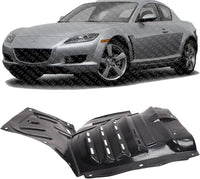 Front Section Fender Liner Left Driver Side Direct Replacement Compatible With 2004-2008 Mazda RX-8 MA1248127 F1515614YB