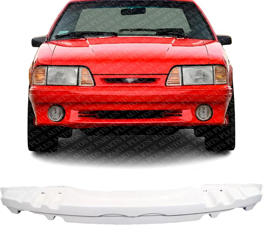 Front Bumper Reinforcement Fiberglass Direct Replacement Compatible With 1987-1993 Ford Mustang FO1006158 E7ZZ17757A