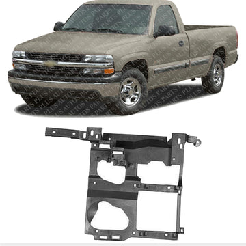 Front Head Lamp Support Bracket Left Driver Side Direct Replacement Compatible with 1999-2007 Chevrolet Silverado 1500 2500HD 3500 GM1221121 15798919