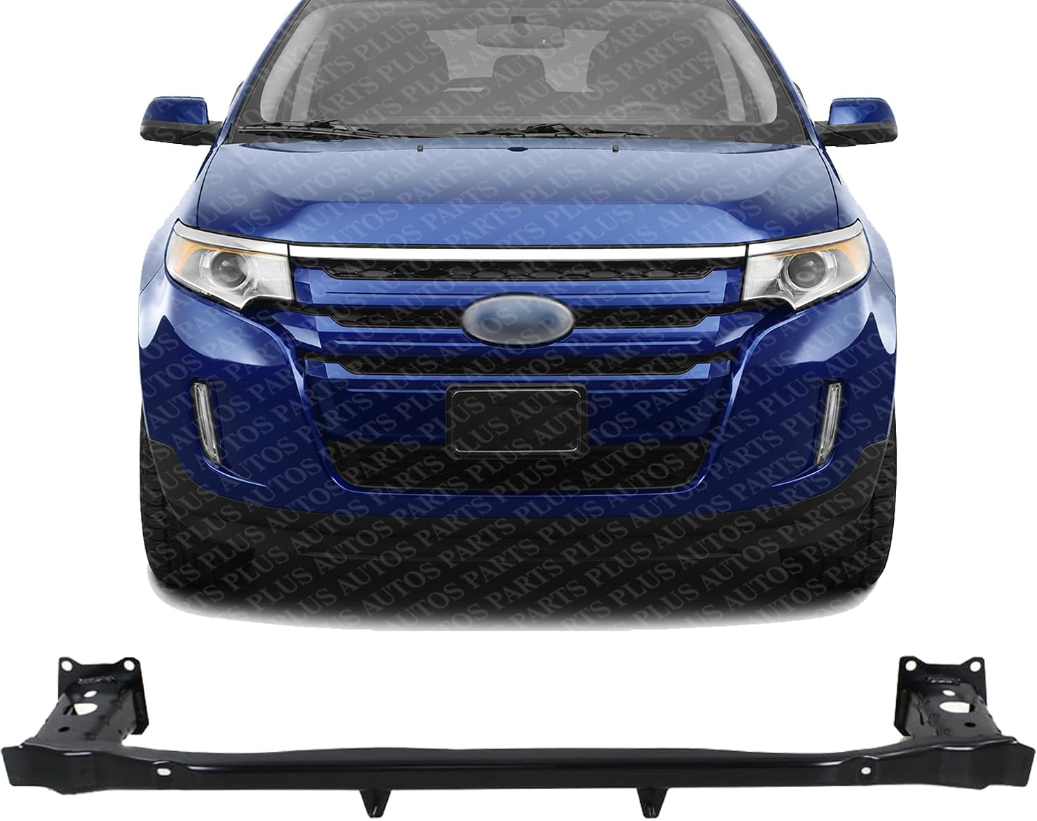 Front Bumper Reinforcement Crossmember Steel Direct Replacement Compatible With 2011-2013 Ford Edge/Lincoln MKX FO1096102 9T4Z5019A 7T4Z5019AA