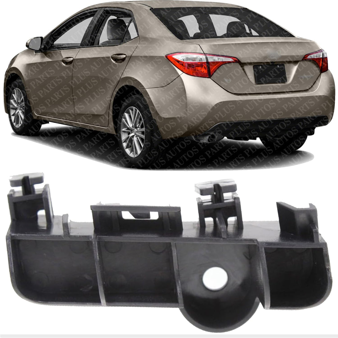 Rear Bumper Upper Bracket Left Driver Side Direct Replacement Compatible With 2014-2019 Toyota Corolla TO1142118 5256302210