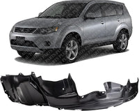 Front Fender Liner Left Driver Side Direct Replacement Compatible With 2003-2006 Mitsubishi Outlander MI1248118 MN133147