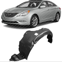 Front Fender Liner Left Driver Side Direct Replacement Compatible With 2011-2013 Hyundai Sonata HY1248124 868113Q000