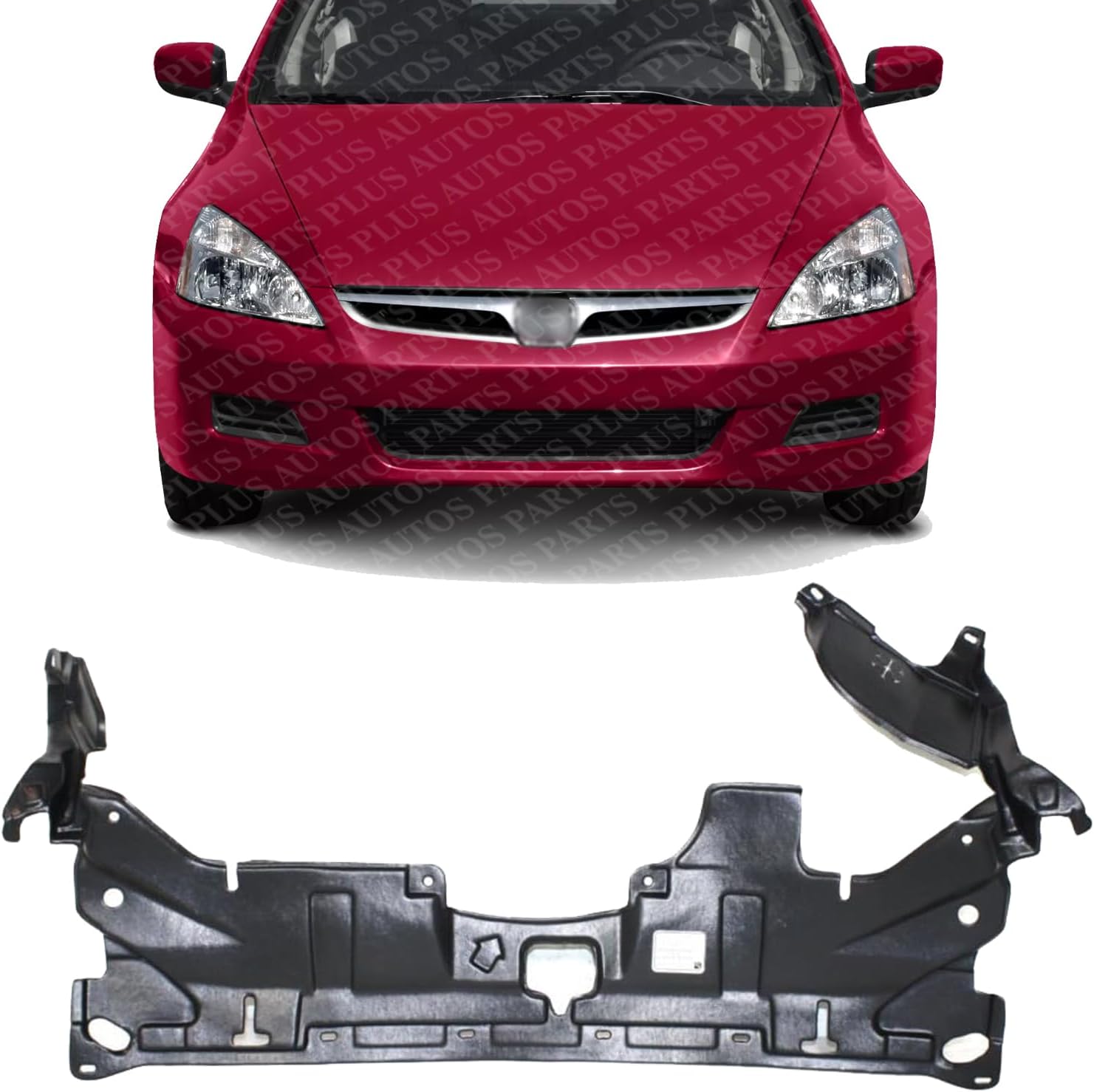 Front Engine Splash Shield Under Cover Direct Replacement Compatible with 2003-2007 Honda Accord HO1228117 74111SDAA00