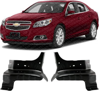 Set of 2 Front Head Light Bracket Steel Left Driver & Right Passenger Side Direct Replacement Compatible with 2010-2016 Lacrosse / 2013-2015 Chevrolet Malibu / 2014-2020 Impala