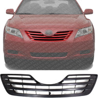 Front Grille Assembly Primed Shell And Insert Plastic Direct Replacement Compatible With 2007-2009 Toyota Camry TO1200288 5311106090C0