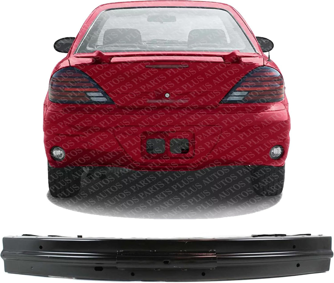 Rear Bumper Reinforcement Impact Steel Direct Replacement Compatible With 1997-1999 Oldsmobile Cutlass / 1999-2005 Grand Am GM1106539 10399543