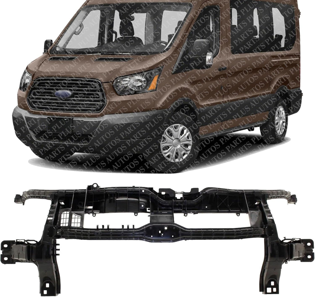 AUTOS PARTS PLUS Front Radiator Support Plastic With Steel Direct Replacement Compatible With 2015-2021 Ford Transit-150 FO1225246 BK3Z8A284F