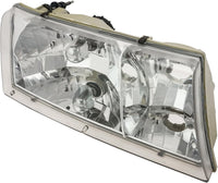 Set Of 2 Front Headlight Assembly Right Passenger & Left Driver Side Direct Replacement Compatible With 1998-2002 Mercury Grand Marquis FO2503149 FO2502149 YW3Z13008BB YW3Z13008CB