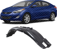Front Fender Liner Left Driver Side Direct Replacement Compatible With 2009-2012 Hyundai Elantra HY1248118 868112L000