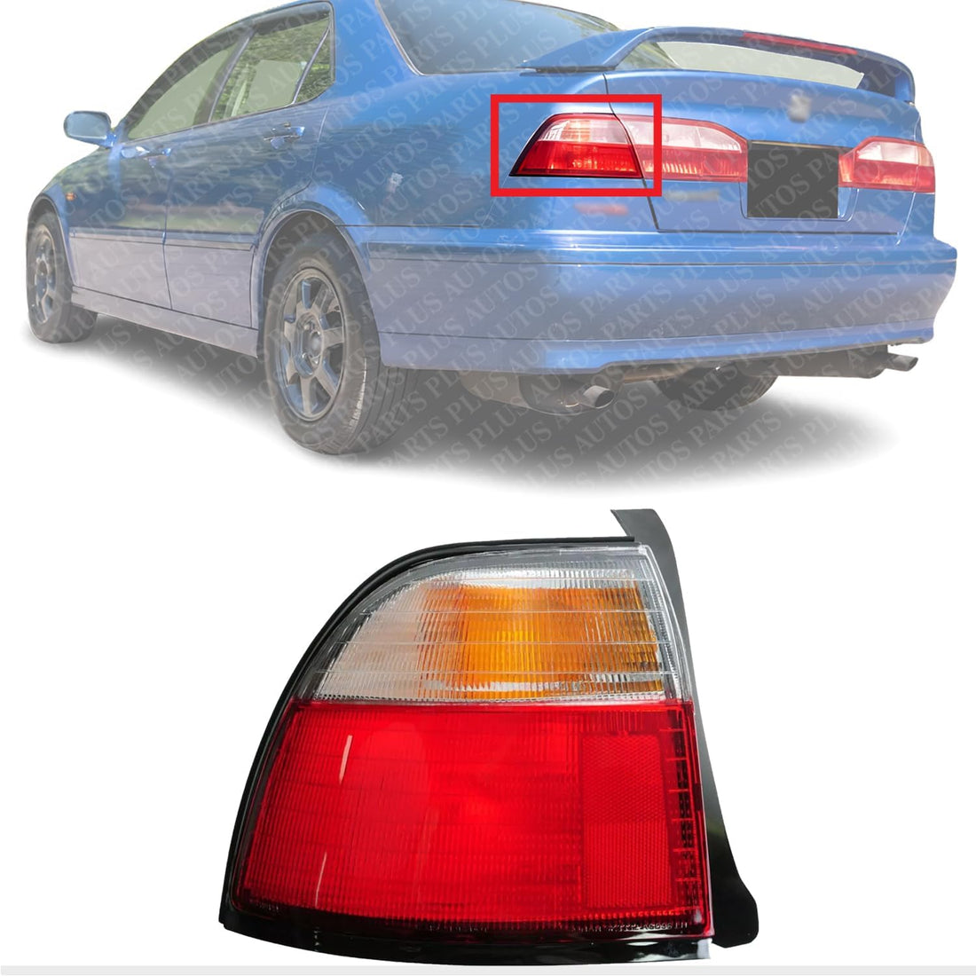 Tail Light Left Driver Side Direct Replacement Compatible With 1996-1997 Honda Accord HO2800119 33551SV4A03