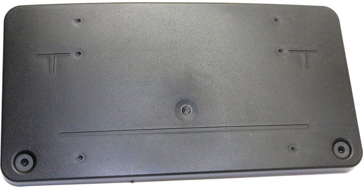Front License Plate Bracket Textured Direct Replacement Compatible with 2012-2015 Mercedes Benz Ml-Class MB1068122 1668851581