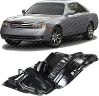 Front Section Fender Liner Left Driver Side Direct Replacement Compatible with 2003-2004 Infiniti M45 IN1248108 63841CR900