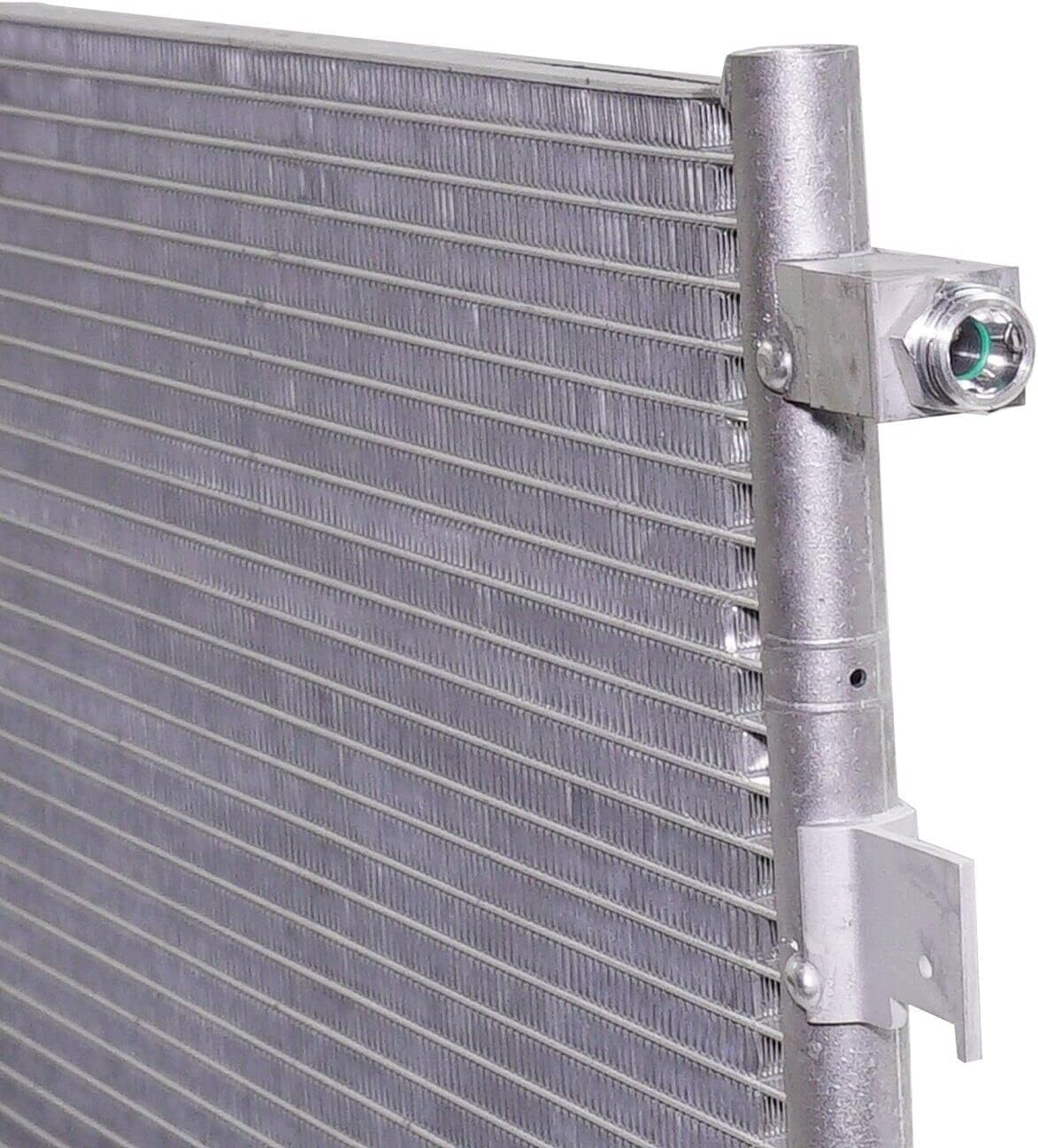 A/C Condenser Aluminum Core 5.3L 6.2L Gas/Flex Engines Direct Replacement Compatible With 2014-2019 Chevrolet Silverado/GMC Sierra 1500 GM3030306 84537373