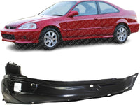 Front Fender Liner Left Driver Side Direct Replacement Compatible With 1996-2000 Honda Civic HO1248103 74151S04000