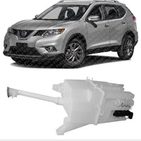 Washer Reservoir With Cap & Pump Direct Replacement Compatible With 2014-2016 Nissan Rogue NI1288170 289104BA5A-PFM