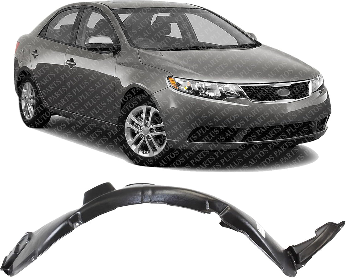 Front Fender Liner Right Passenger Side Direct Replacement Compatible With 2010-2013 Kia Forte KI1249113 868121M000