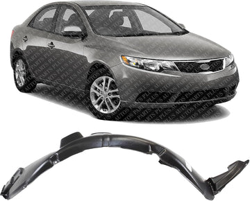 Front Fender Liner Right Passenger Side Direct Replacement Compatible With 2010-2013 Kia Forte KI1249113 868121M000