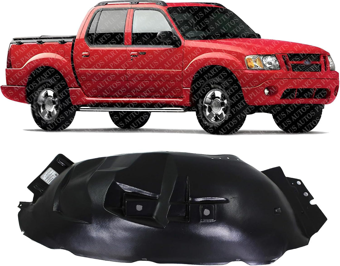 Front Fender Liner Right Passenger Side Direct Replacement Compatible With 2001-2005 Ford Explorer Sport Trac FO1247113 1L5Z16054BA