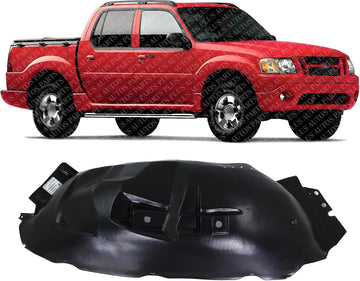 Front Fender Liner Right Passenger Side Direct Replacement Compatible With 2001-2005 Ford Explorer Sport Trac FO1247113 1L5Z16054BA