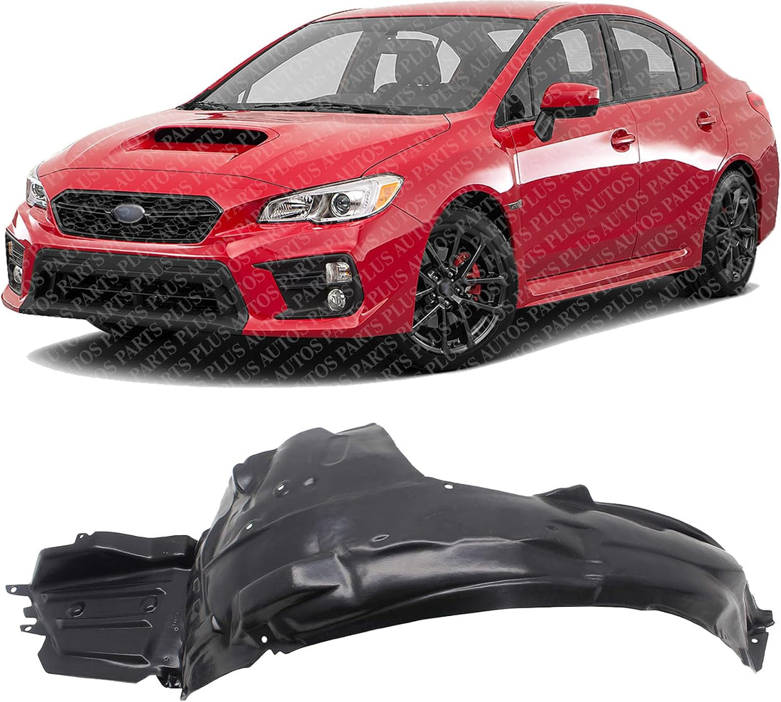 Front Fender Liner Left Driver Side Direct Replacement Compatible With 2015-2021 Subaru WRX/STI SU1248129 59110VA010
