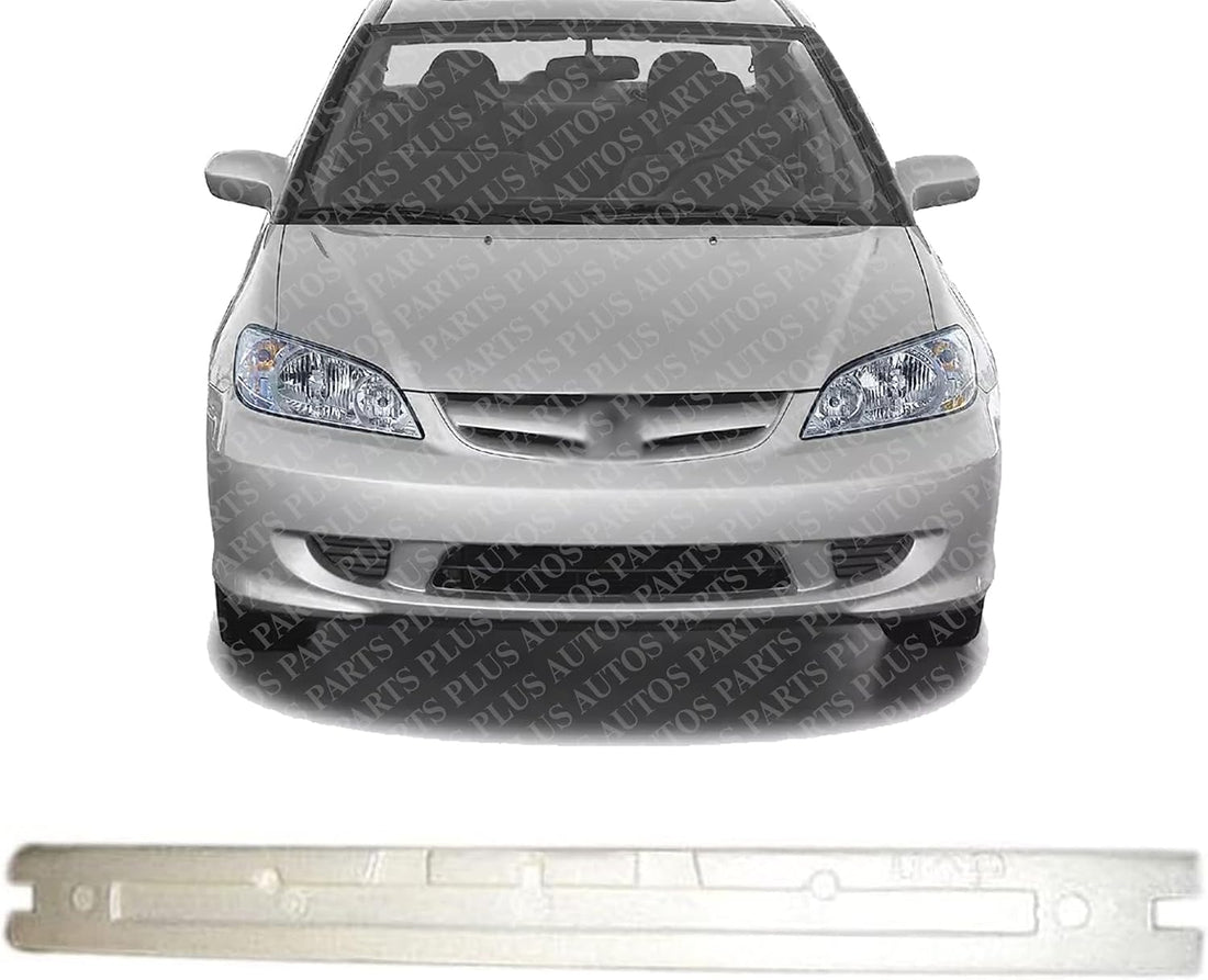 Front Bumper Face Bar Impact Absorber Direct Replacement Compatible With 2001-2005 Honda Civic HO1070130 HO1070136 71170S5DA01 71170S5AA21