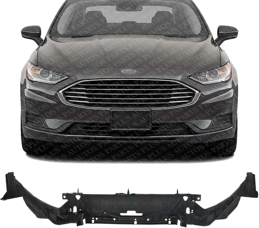Front Radiator Support Panel Assembly Plastic With Steel Direct Replacement Compatible With 2017-2020 Ford Fusion / 2019-2020 Ford Police Responder Hybrid FO1225239 HS7Z16138A