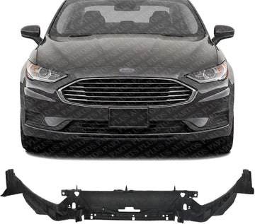 Front Radiator Support Panel Assembly Plastic With Steel Direct Replacement Compatible With 2017-2020 Ford Fusion / 2019-2020 Ford Police Responder Hybrid FO1225239 HS7Z16138A