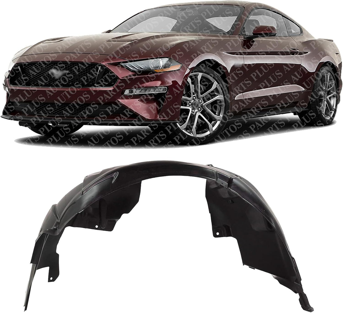 Front Fender Liner Left Driver Side Direct Replacement Compatible With 2018-2022 Ford Mustang FO1248191 JR3Z16103C