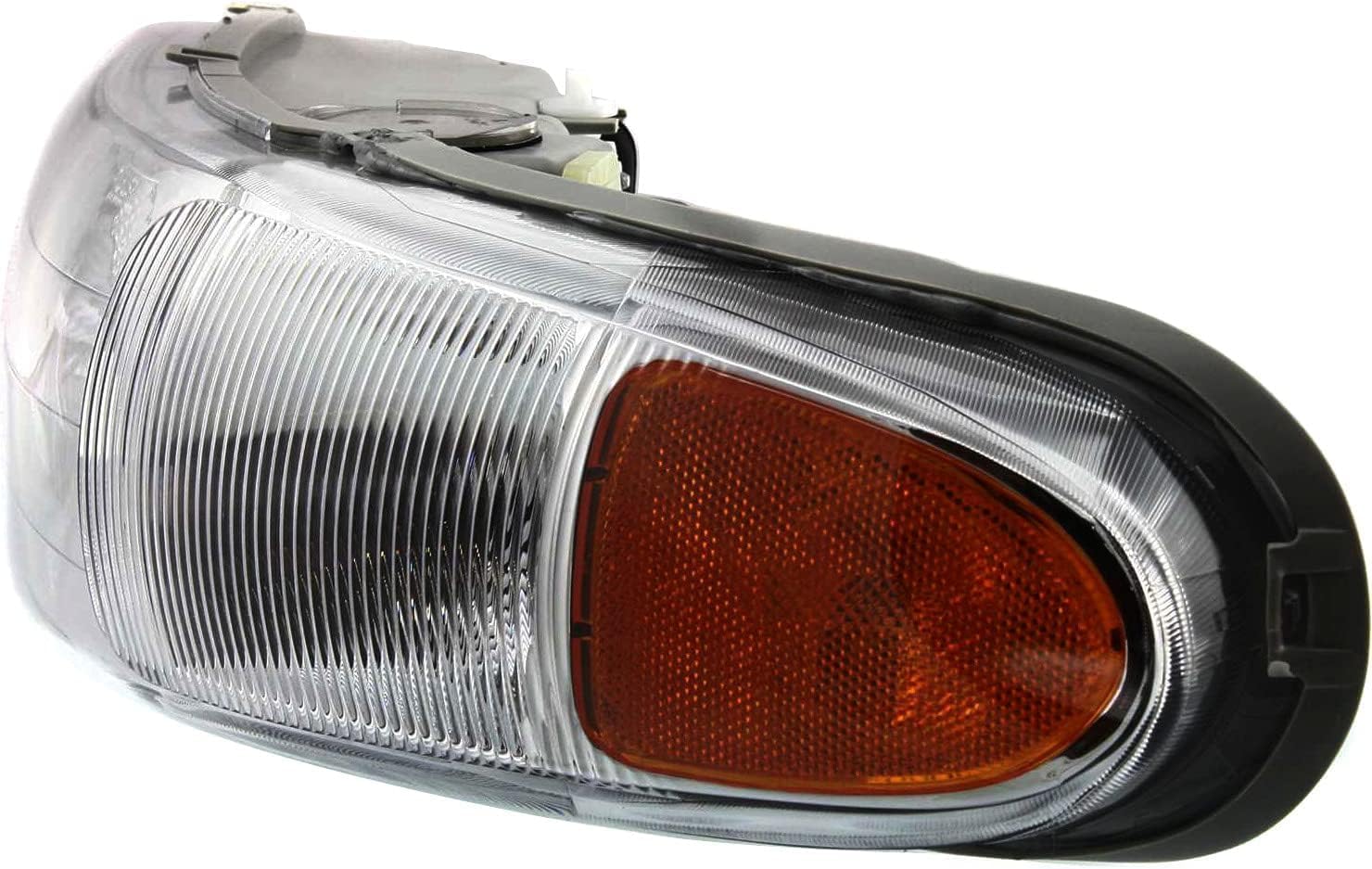 Set Of 2 Front Head Light Assembly Left Driver & Right Passenger Side Direct Replacement Compatible With 1997-2005 Buick Century / 1997-2004 Regal GM2503182 GM2502182 19244638