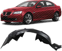 Front Inner Fender Liner Left Driver Side Direct Replacement Compatible With 2008-2009 Pontiac G8 GM1248204 92268803