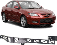 Front Bumper Bracket Plastic Right Passenger Side Direct Replacement Compatible with 2004-2009 Mazda 3 MA1067112 BN8V50151B