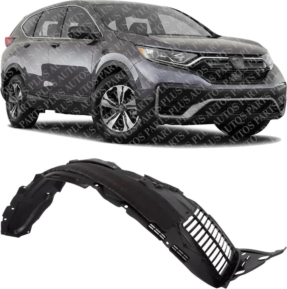Front Fender Liner Right Passenger Side Direct Replacement Compatible with 2020-2022 Honda CR-V HO1249199 74100TPGA00
