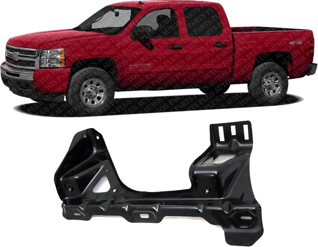AUTOS PARTS PLUS Front Radiator Support Bracket Steel Left Driver Side Direct Replacement Compatible with 2007-2010 Chevrolet Silverado / 2007-2014 GMC Sierra GM1225320 25804174
