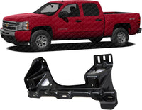 AUTOS PARTS PLUS Front Radiator Support Bracket Steel Left Driver Side Direct Replacement Compatible with 2007-2010 Chevrolet Silverado / 2007-2014 GMC Sierra GM1225320 25804174