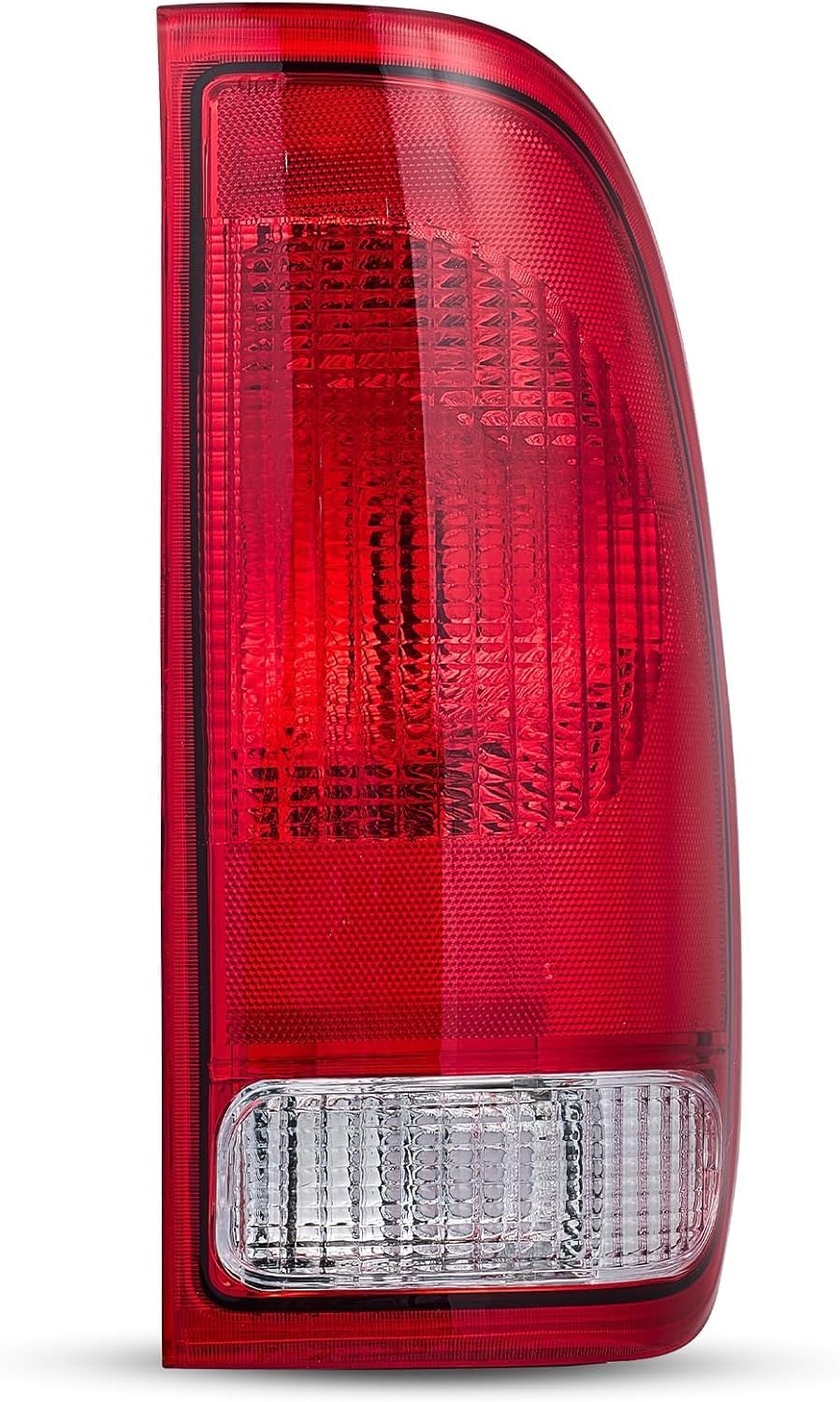 Tail Light Lens And Housing Left Driver Side Direct Replacement Compatible With 1997-2003 Ford F-150/1999-2007 Ford F-Series Super Duty FO2800117 F85Z13405CA