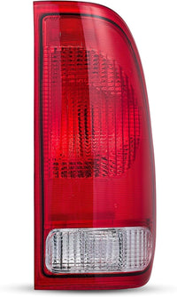 Tail Light Lens And Housing Left Driver Side Direct Replacement Compatible With 1997-2003 Ford F-150/1999-2007 Ford F-Series Super Duty FO2800117 F85Z13405CA