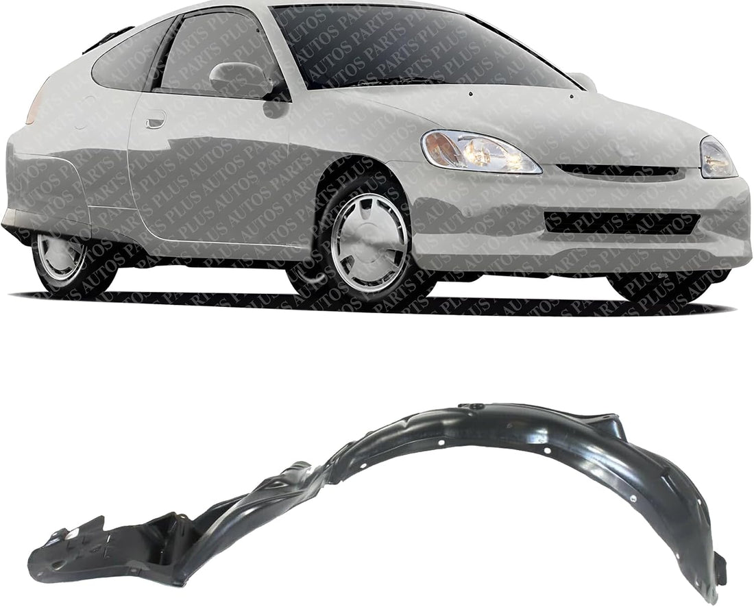 Front Section Fender Liner Right Passenger Side Direct Replacement Compatible with 2000-2006 Honda Insight HO1251104 74101S3Y000