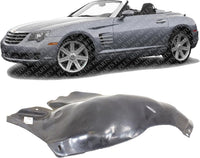 Front Fender Liner Rear Section Left Driver Side Direct Replacement Compatible With 2002-2005 Ford Thunderbird FO1250124 1W6Z16103BA