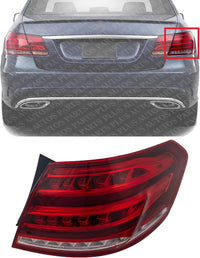 Tail Light Outer Assembly Right Passenger Side Direct Replacement Compatible With 2014-2015 Mercedes Benz E-Class MB2805109 2129060857