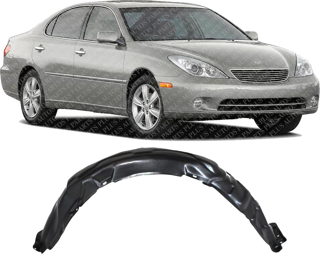 Front Fender Liner Right Passenger Side Direct Replacement Compatible With 2002-2003 Lexus ES300 / 2004-2006 ES330 LX1251111 5387533140