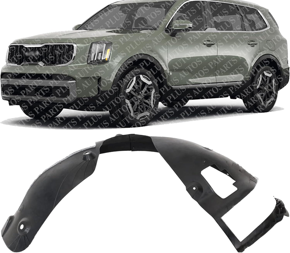 Front Fender Liner Left Driver Side Direct Replacement Compatible With 2020-2023 Kia Telluride KI1248165 86811S9000